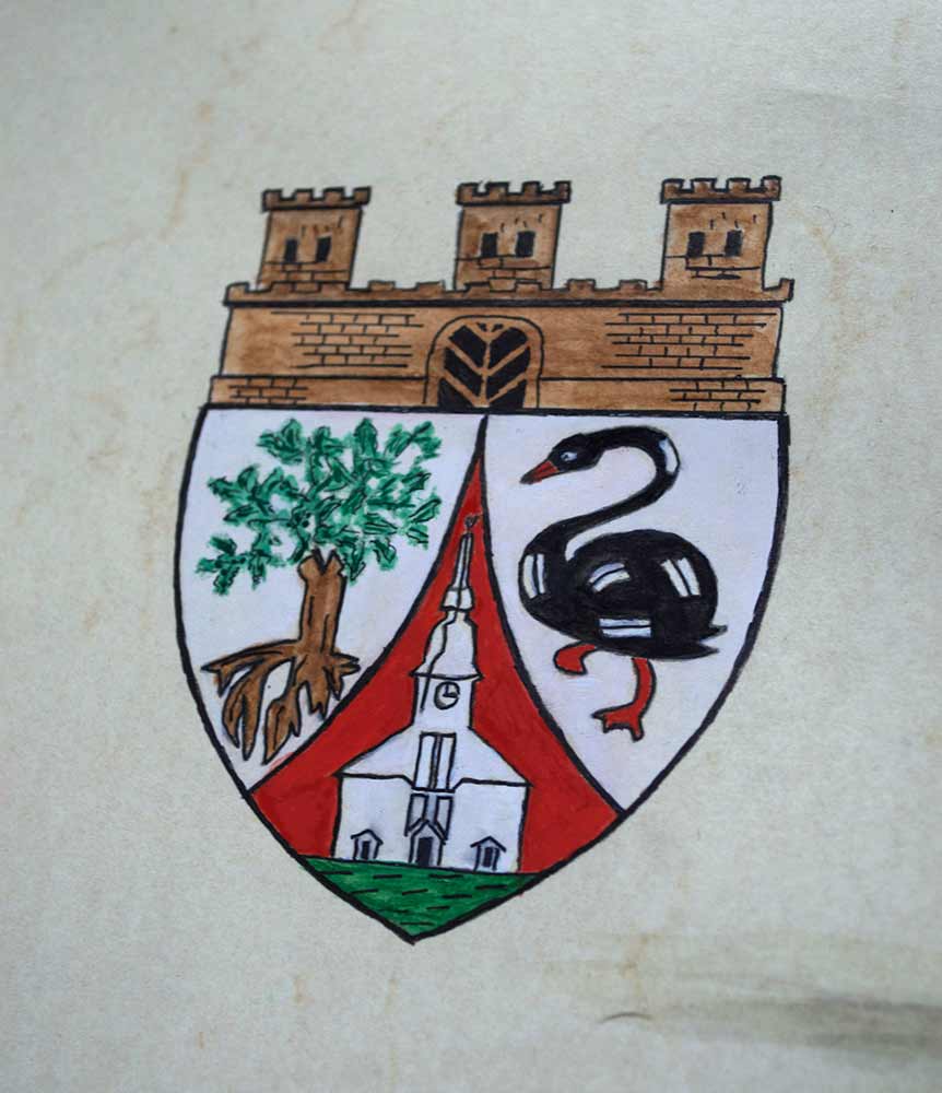 painted coat of arms of Wermelskirchen